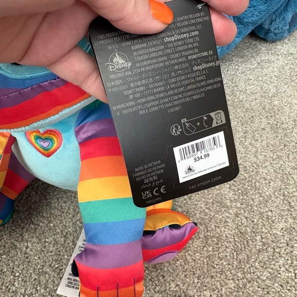 NWT Disney Pride Collection Rainbow Stitch Plush - Picture 3 of 11